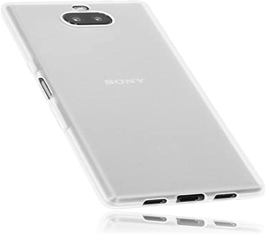 Mumbi Protective Case Compatible with Sony Xperia  mumbi Transparent White Xperia 10 Plus 