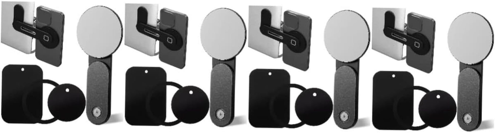 UKCOCO Bracket Car Laptop Mount Magnetic Car Mount Desk Laptop Stand Magnetic Laptop Stand Magnetic Phone Holder for Laptop Magnetic Laptop Bracket Magnetic Phone Holder Mount Phone Rack  UKCOCO As Shownx4pcs mediumx4pcs 