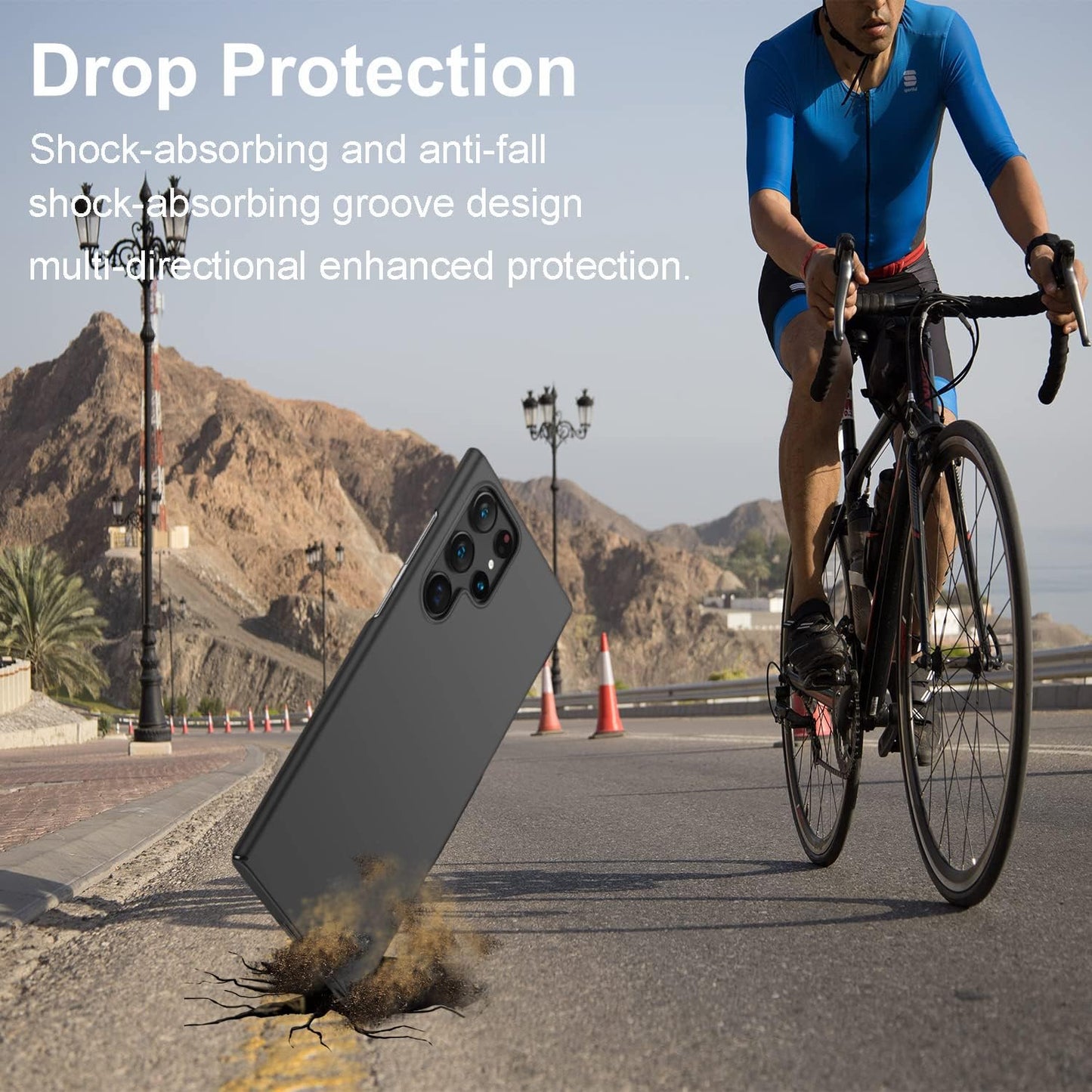 Anccer Compatible with Samsung Galaxy S22 Ultra Case 5G [Ultra-Thin] [Anti-Drop] New Premium Material Slim Full Protective Case for Samsung S22 Ultra - Black  Anccer   