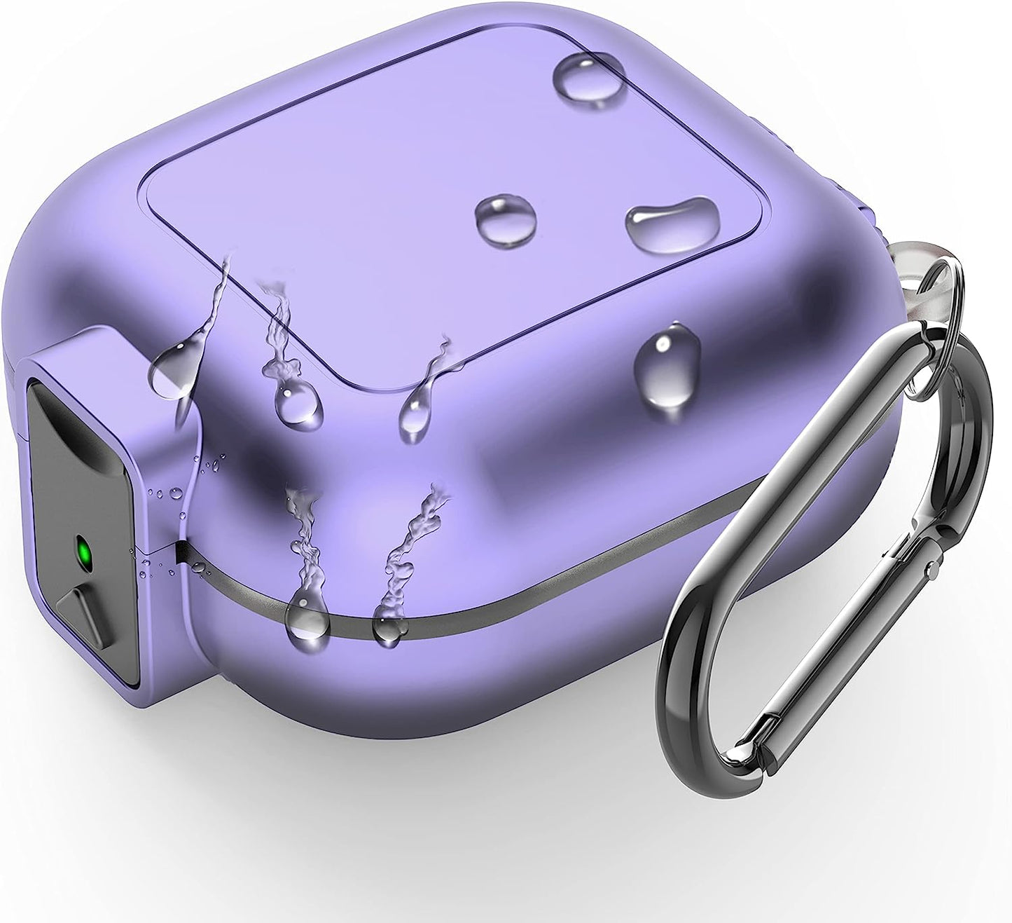 (With Secure Lock) IPX68 Waterproof Case for Samsung Galaxy Buds2 Pro Case (2022)/ Galaxy Buds Pro Case(2021)/ Galaxy Buds 2 Case (2021)/ Galaxy Buds Live Case (2020) Hard PC Protective Case (Blue)  Galafoki Purple  