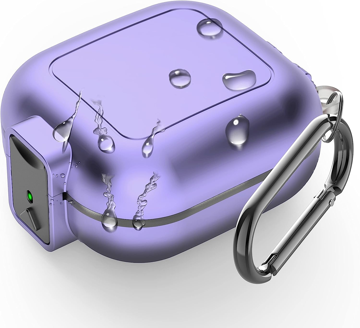 (With Secure Lock) IPX68 Waterproof Case for Samsung Galaxy Buds2 Pro Case (2022)/ Galaxy Buds Pro Case(2021)/ Galaxy Buds 2 Case (2021)/ Galaxy Buds Live Case (2020) Hard PC Protective Case (Blue)  Galafoki Purple  