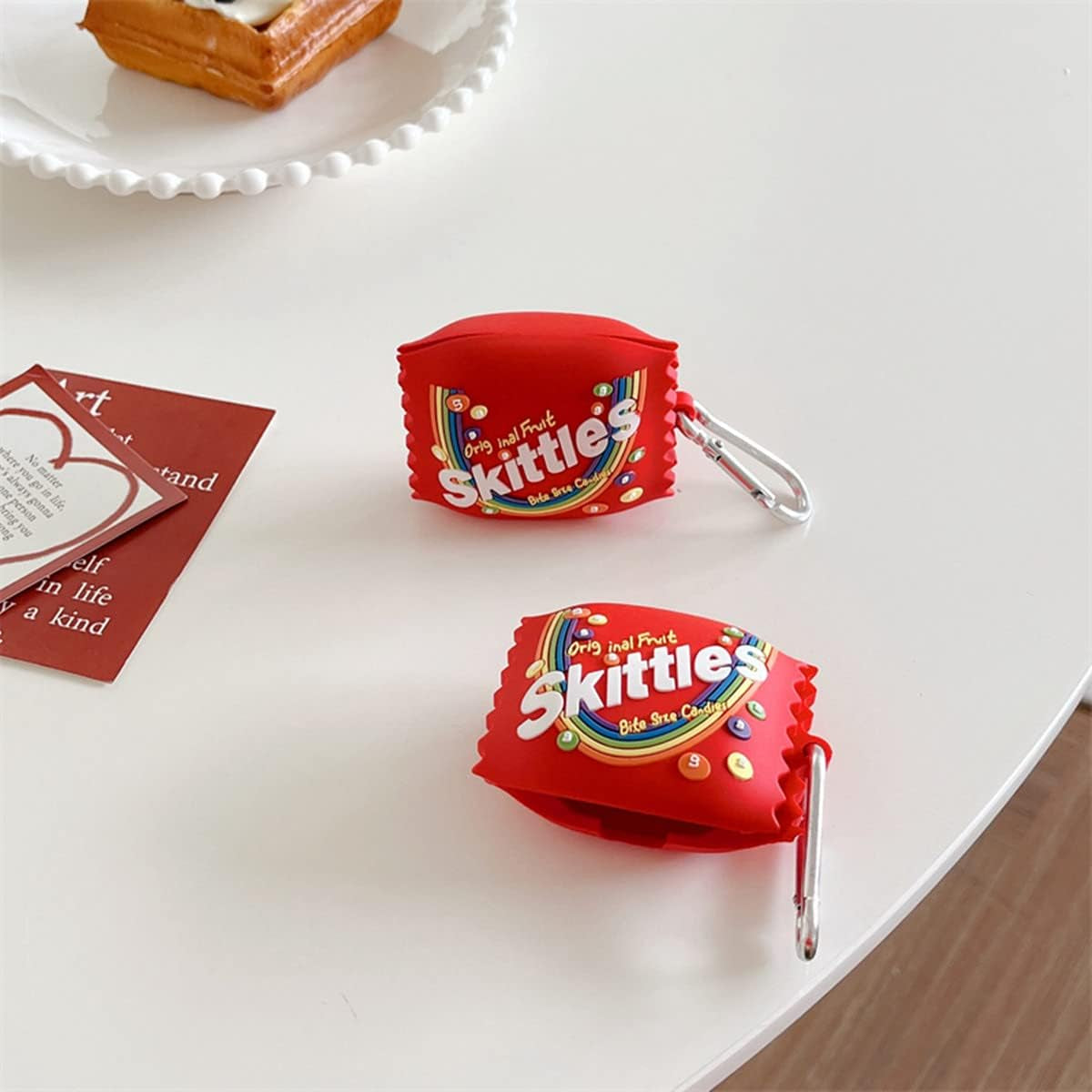 CDHZGSM for Samsung Galaxy Buds Pro& Buds Live &Buds 2 &Buds 2 Pro Earphone Case 3D Cartoon Silicone Protective Cover Headphone Box (B(Candy))  CDHZGSM   