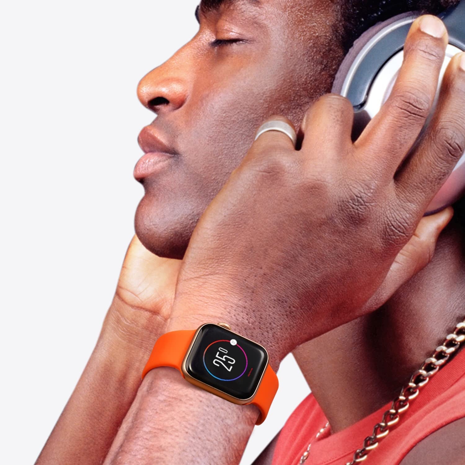 8 Pack Watch Bands Compatible with Apple Watch Band 38Mm 40Mm 41Mm 42Mm 44Mm 45Mm 49Mm for Women Men, Soft Silicone Waterproof Sport Strap Replacement Wristbands for Iwatch Series 8 7 6 5 4 3 2 1 SE  OriBear   