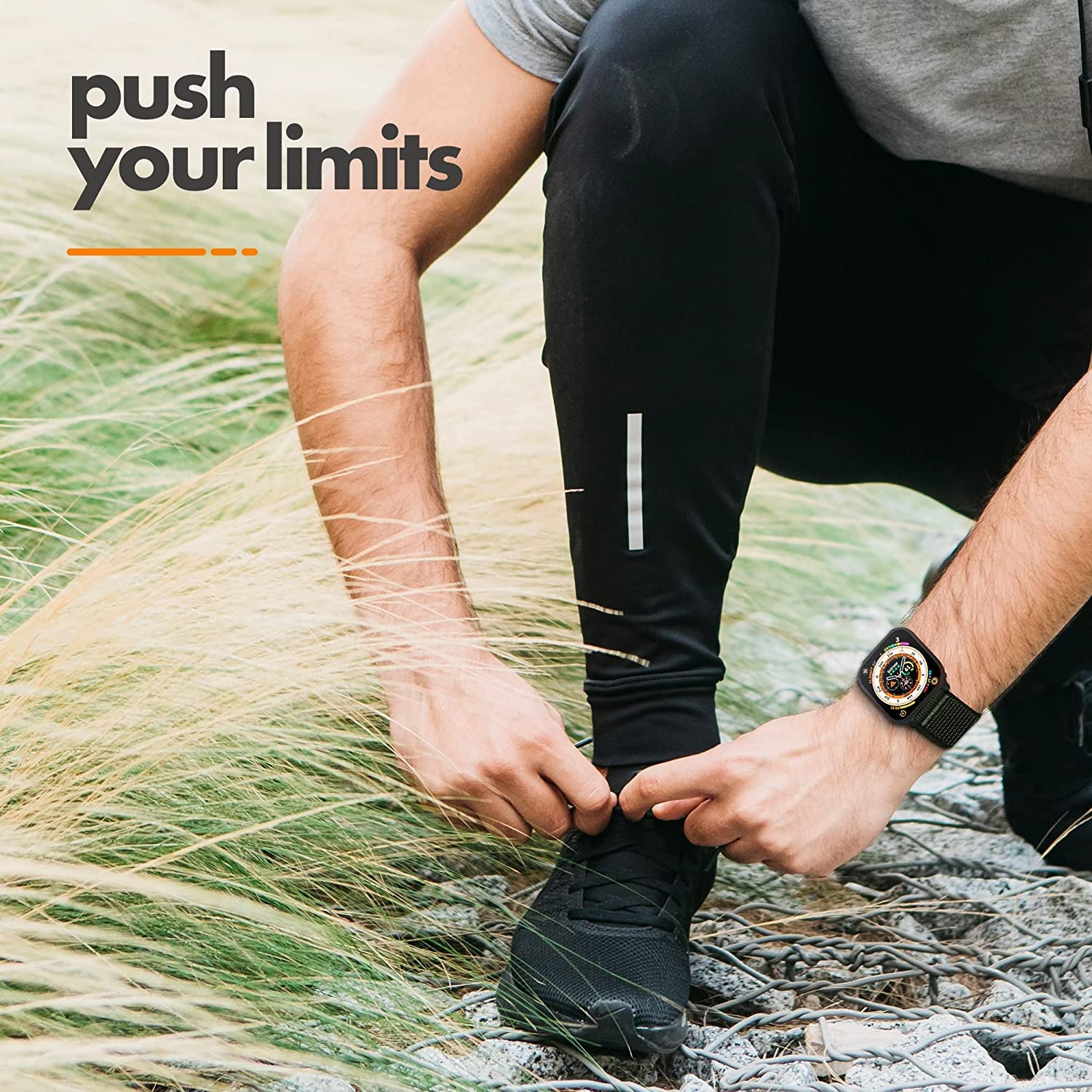 Beaverr 2-Pack Trail Loop Band Compatible with Apple Watch Ultra SE 8 7 6 5 4 3 2 1, Available in Sizes 49Mm 45Mm 44Mm 42Mm 41Mm 40Mm 38Mm, Soft Nylon Sport Iwatch Replacement Strap for Men and Women  Beaverr   