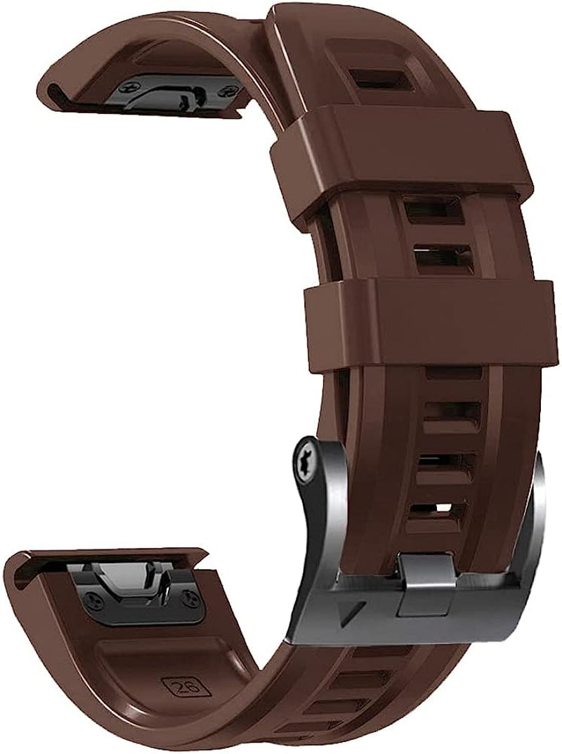 BEFIA 22 26Mm Quick Release Silicone Straps Band for Garmin Fenix 7 7X 6 6X Pro 5 5X plus 3 3HR Official Screw Buckle Smart Wristbands  BEFIA O 22mm Fenix 6 6Pro 