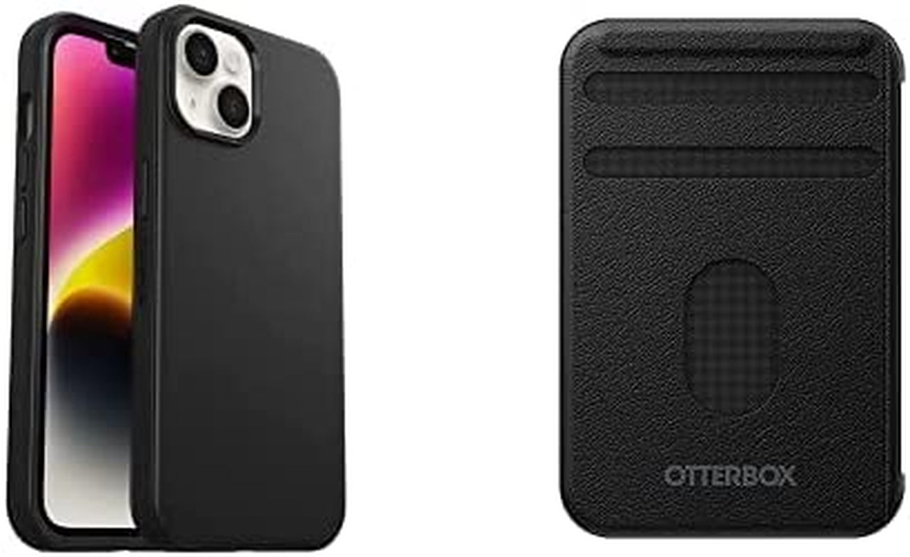 Otterbox SYMMETRY SERIES+ Antimicrobial Case with Magsafe for Iphone 14 & Iphone 13 - YOU LILAC IT (Purple)  OtterBox Black/Black  