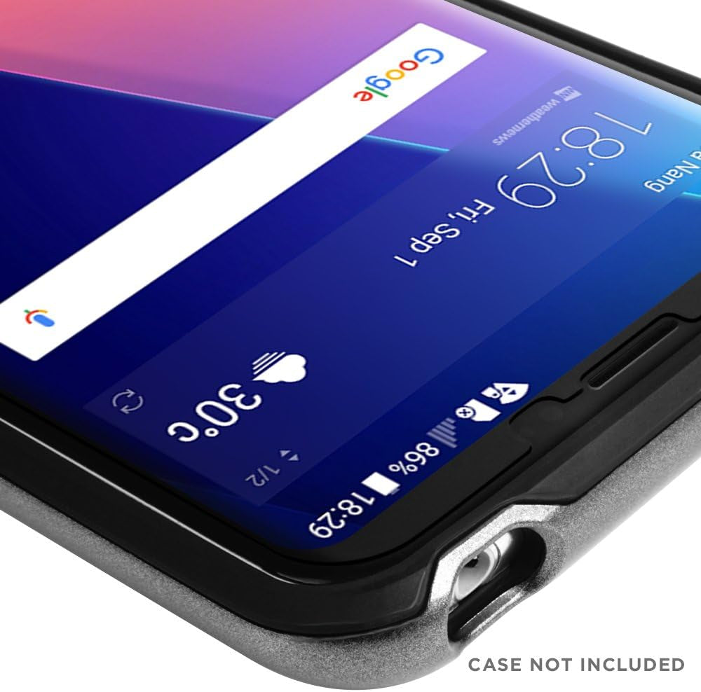 Skinomi Techskin [2-Pack] (Case Compatible) Clear Screen Protector for LG V35 Thinq (LG V30/V30S Thinq/V30S+ Thinq) Anti-Bubble HD TPU Film  Skinomi   