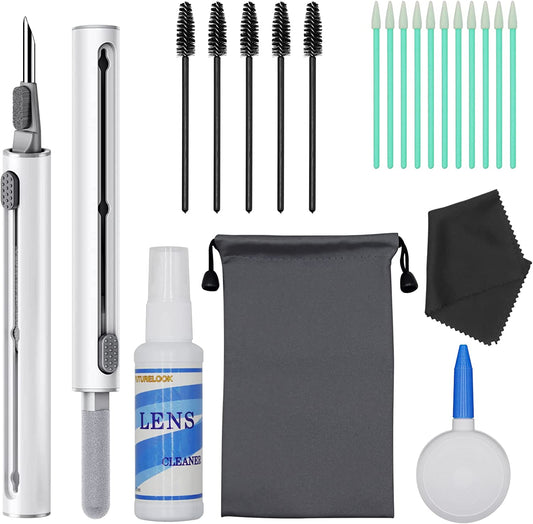 Cleaner Kit for Airpods, Airpod Pro Cleaning Pen Soft Brush for Airpods Pro 1 2, 20Pcs Earbuds Cleaning Kit for Phone Charging Port,Earphones,Earbuds, Laptop,Smartwatch,Camera Lens  YaosiYeen   