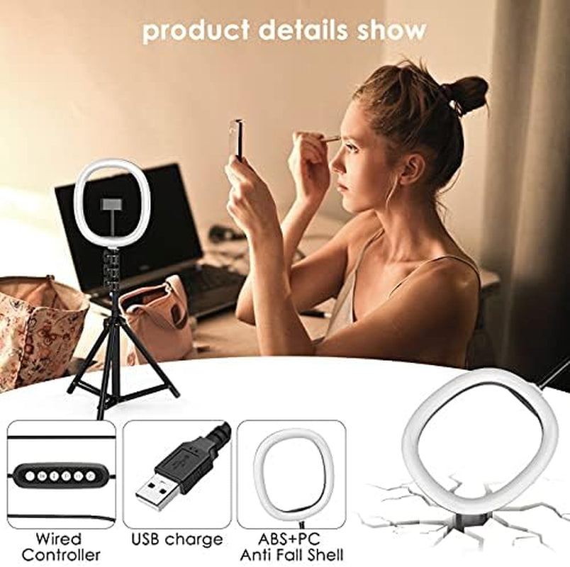 12'' RGB Selfie Ring Light,Mayoga Dimmable LED Ring Light with Tripod Stand & Phone Holder,Circle Light for Live Stream/Youtube Video/Makeup/Tik Tok/Vlogging,Compatible with Iphone Android  MAYOGA   