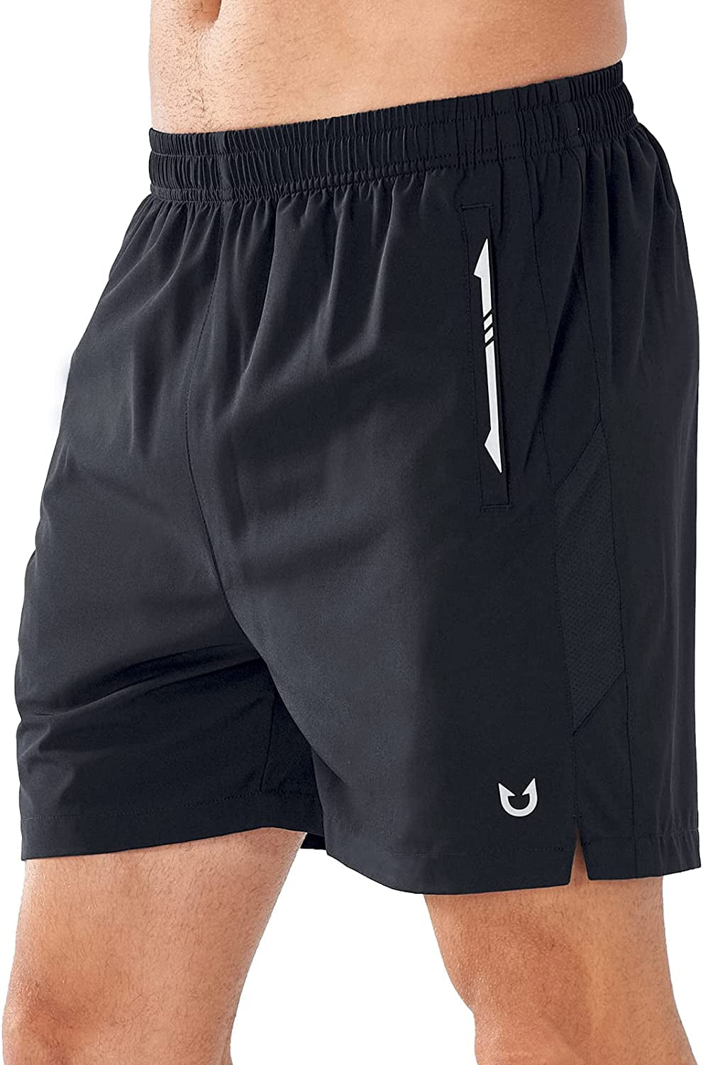 NORTHYARD Men'S Running Athletic Shorts 5 Inch Workout Gym Tennis Quick Dry Short for Active Training with Zipper Pockets  NORTHYARD   