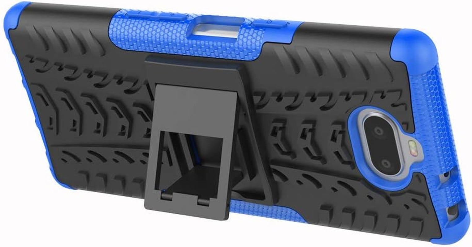 Jielangxin Keji Case for Sony Xperia 8 Case Cover,Case for Sony Xperia 8 Case Shockproof Mobile Phone Case Stand Blue  Jielangxin Keji   