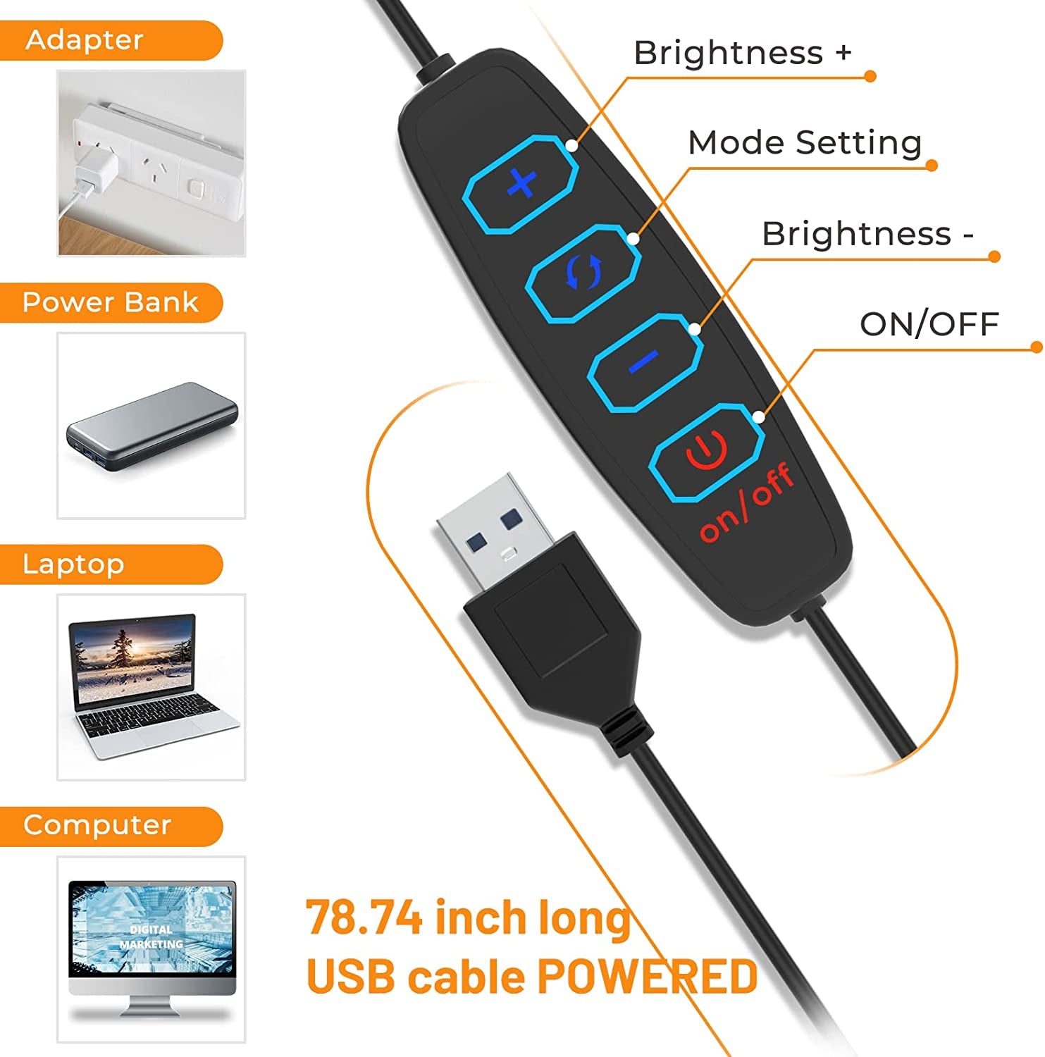 Selfie Ring Light for Computer, 6” LED Video Conference Lighting Kits for Live Streaming/Makeup/Youtube/Tik TOK, Compatible with Cell Phone/Computer/Camera  bigleap   