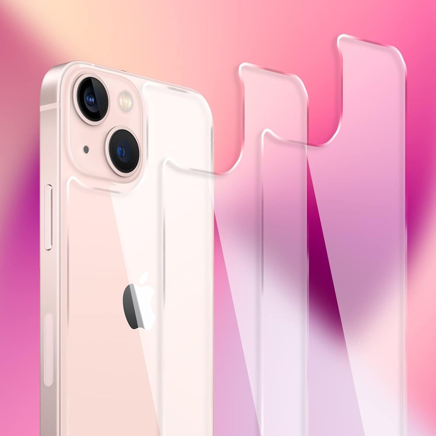 Shacoryze Back Screen Protector for Iphone 13 [2-Pack], Rear Tempered Glass [Haptic Touch] Temper Glass Film Premium HD Clarity Anti-Fingerprint/Scratch Compatible with Iphone 13 (6.1 Inch)  Shacoryze Back (3-Piece)  