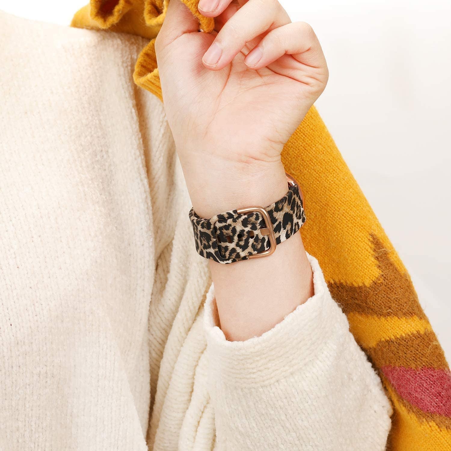 Vicrior Bands Compatible with Garmin Venu/Venu Sq Smart Watch, 6PCS Soft Silicone Fadeless Pattern Printed Floral Replacement Band for Garmin Vivoactive 3 / Vivomove/Luxe/Hr  ViCRiOR   