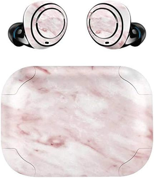 Skinit Decal Skin Compatible with Echo Buds - Officially Licensed Originally Designed Pink Marble Design  Skinit   