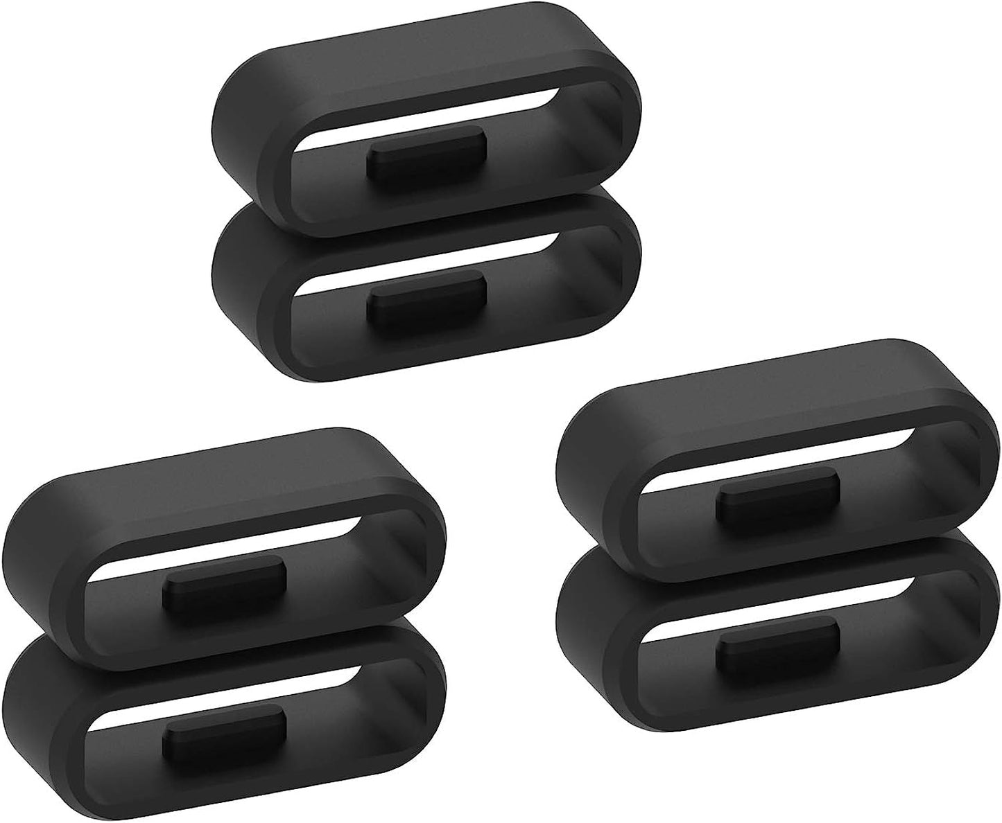 Ruentech 6-Pack Band Keeper Compatible with Amzon Halo Band, Soft Silicone Replacement Fastener Rings Security Loop Band Keeper/Holder/Clips for Amzon Halo Band  RuenTech   