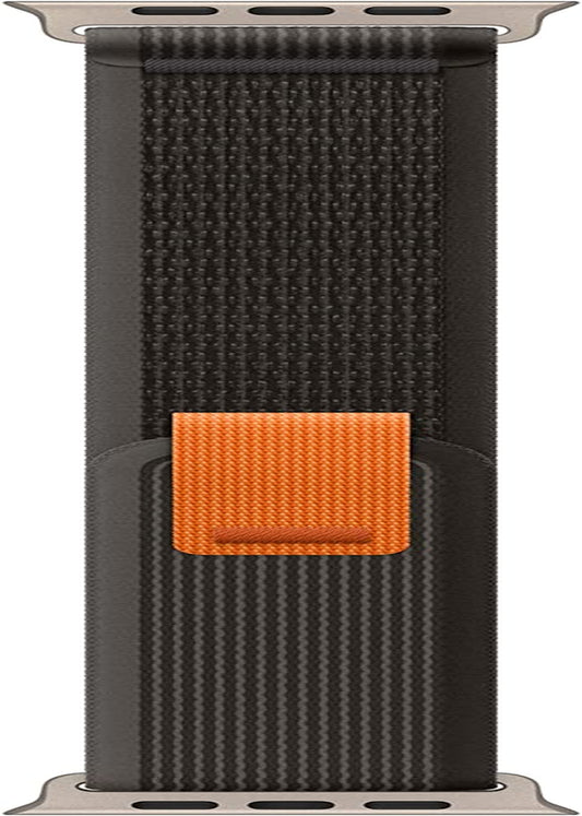 Apple Watch Band - Trail Loop (49Mm) - Black/Gray - M/L  Apple   