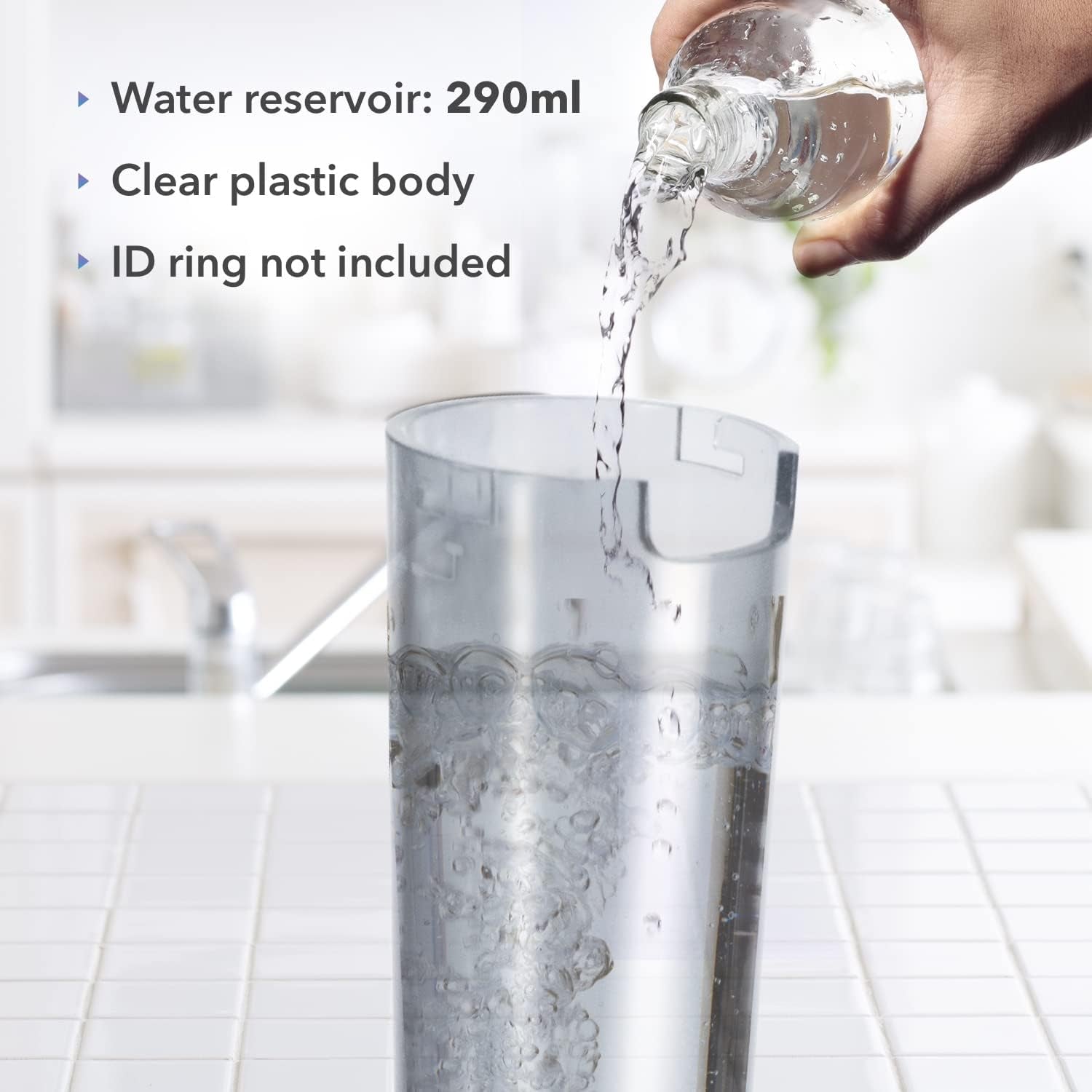 Blaux Portable Bidet Water Chamber - 290Ml Tank for Blaux Portable Bidet for Travel | XL Portable Travel Bidet Extension Tank Increases Water Volume | Personal Bidet Attachment with Water Tight Cap  BLAUX   