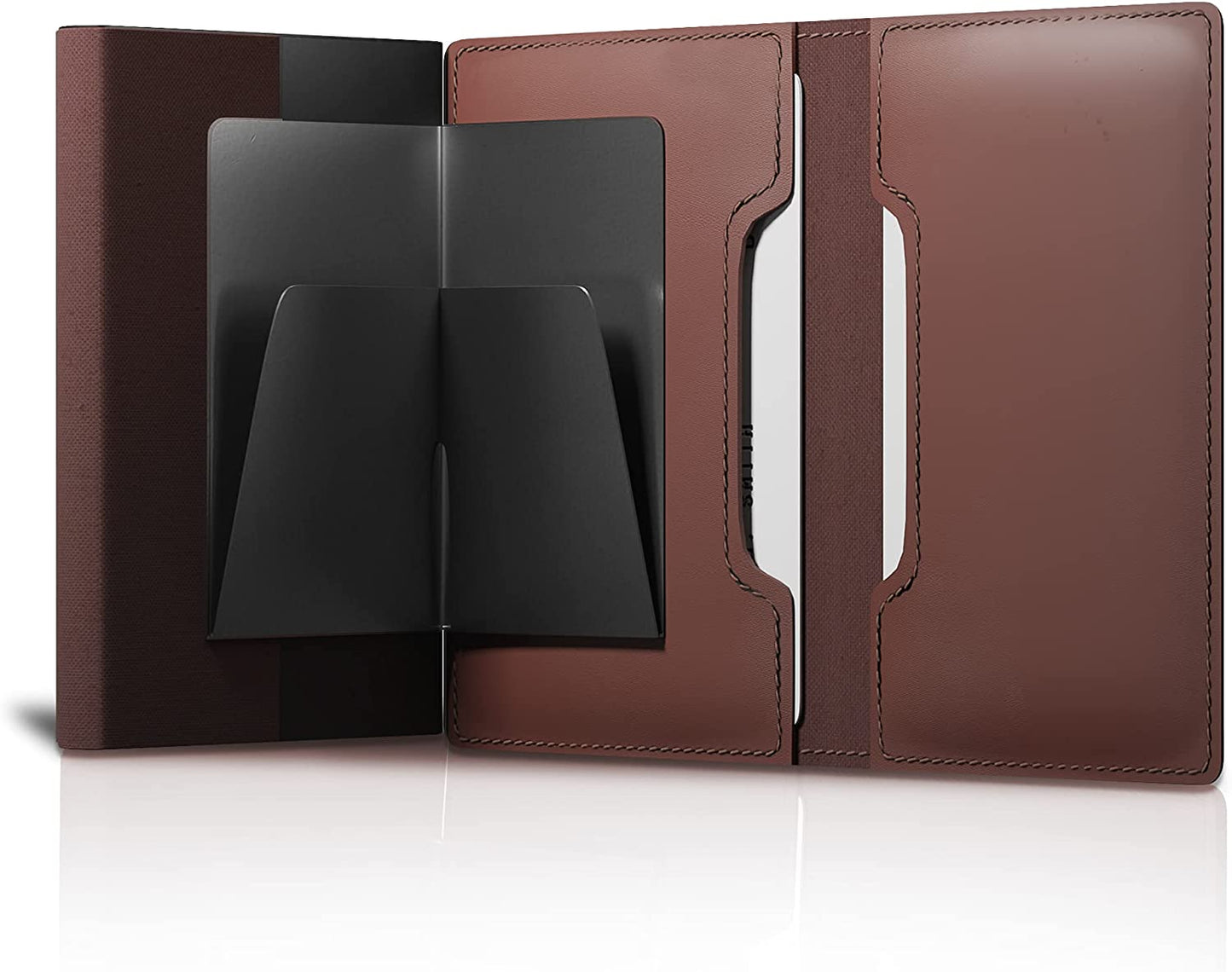 Anovus Airtag Wallet (Brown) | Trackable Wallet with Airtag Holder | Rfid-Blocking Minimalist Leather Wallet | Slim Leather Airtag Wallet - Men and Women| Smart Wallet - Airtag Not Included  Anovus   