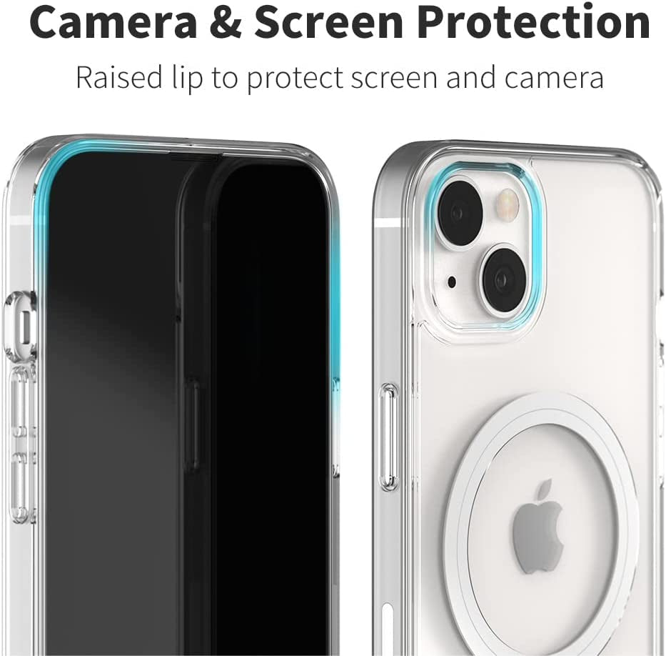 Sinjimoru Shockproof Iphone Case with Magsafe, PC & TPU Clear Phone Case for Iphone Case for Magsafe. M-Airclo for Iphone 14 Pro  Sinjimoru Co.Ltd   