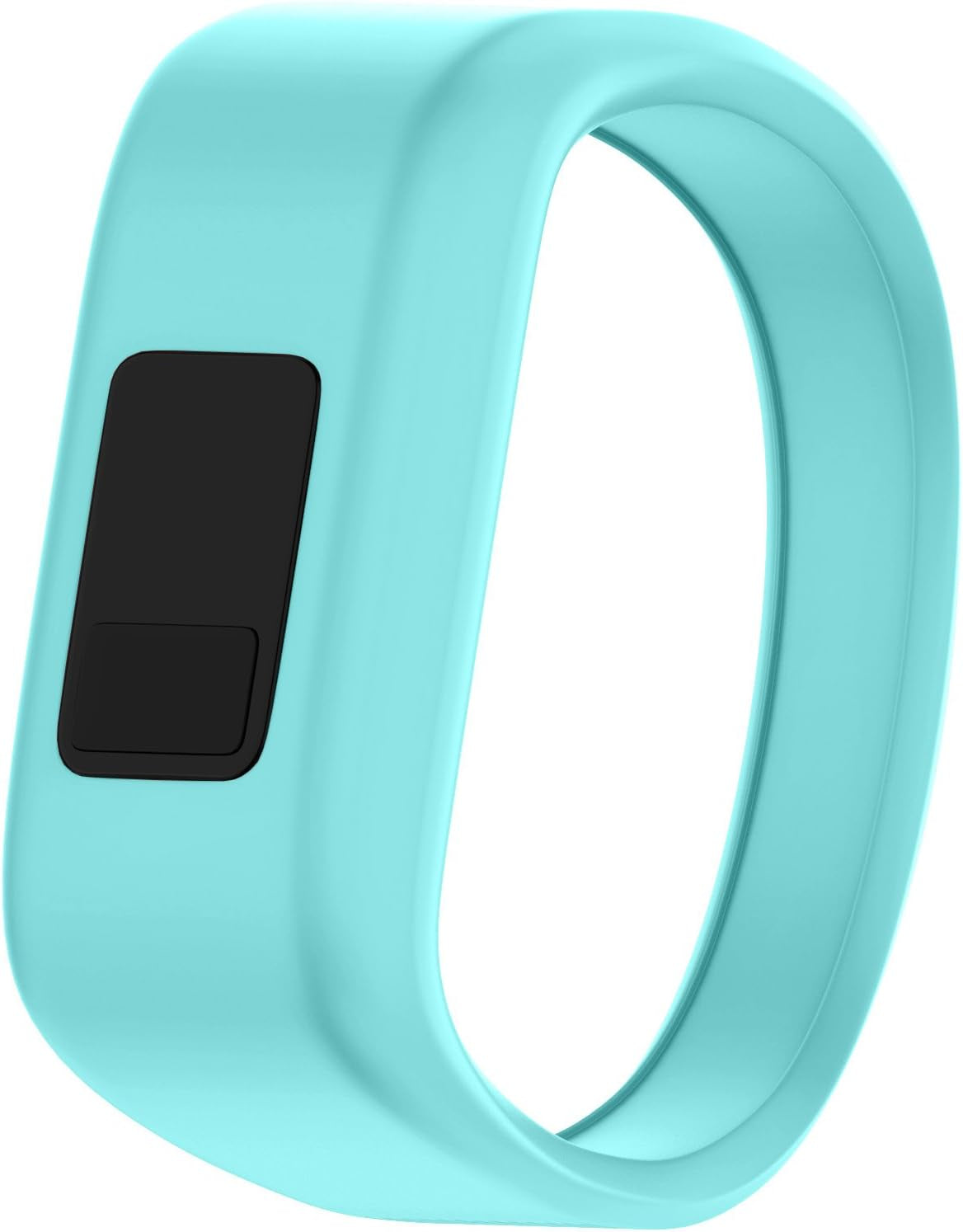 QGHXO Band for Garmin Vivofit Jr/Vivofit Jr. 2, Soft Silicone Replacement Watch Band Strap for Garmin Vivofit Jr/Vivofit Jr. 2 Activity Tracker, Small, Large  QGHXO Teal Large: 6.6" 