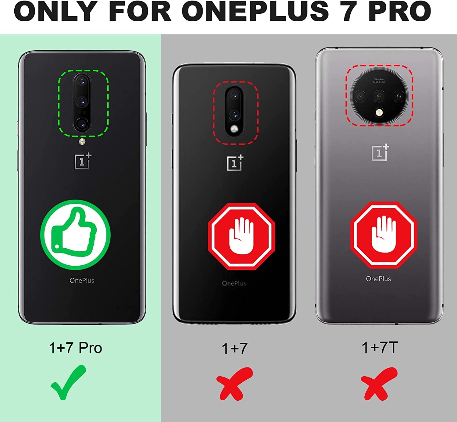 Shields up Oneplus 7 Pro Case | Carbon | Ultra Slim | Scratch Resistant | Shockproof | Kickstand | 10Ft Drop Tested - Black  Shields Up inc   