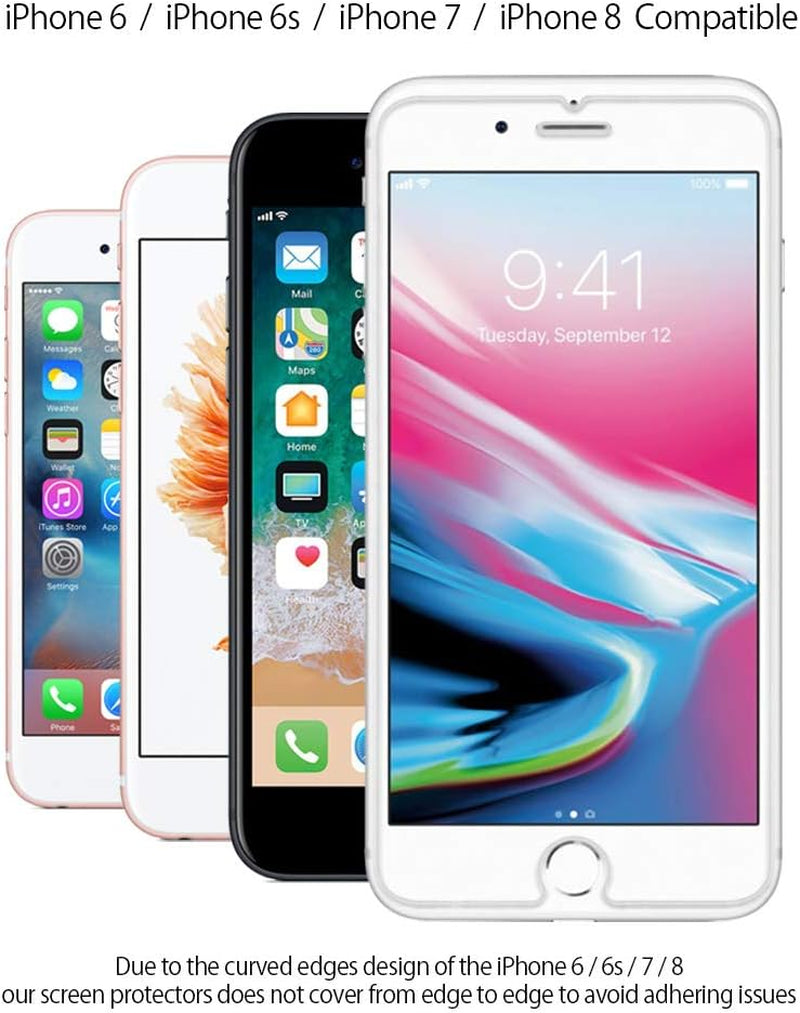 G-Armor 2 Pack Screen Protector for Iphone 8, Iphone 7, Iphone 6S and Iphone 6 - Tempered Glass Screen Saver, Phone Case Friendly, Lifetime Replacement, Protective Screen Cover for 4.7 Inch Iphones  G-Armor   