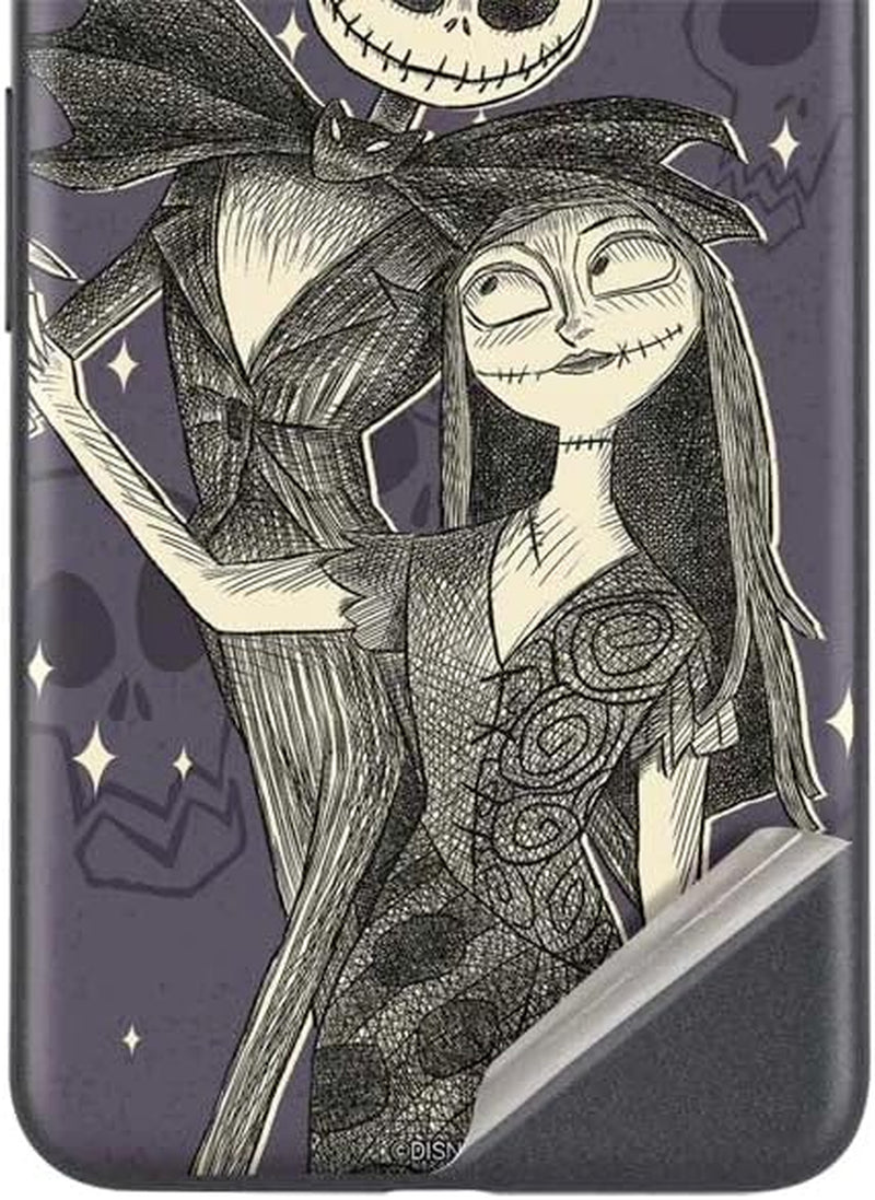 Skinit Decal Phone Skin Compatible with Google Pixel 4A 5G - Officially Licensed Disney the Nightmare before Christmas Jack and Sally Art Design  Skinit   