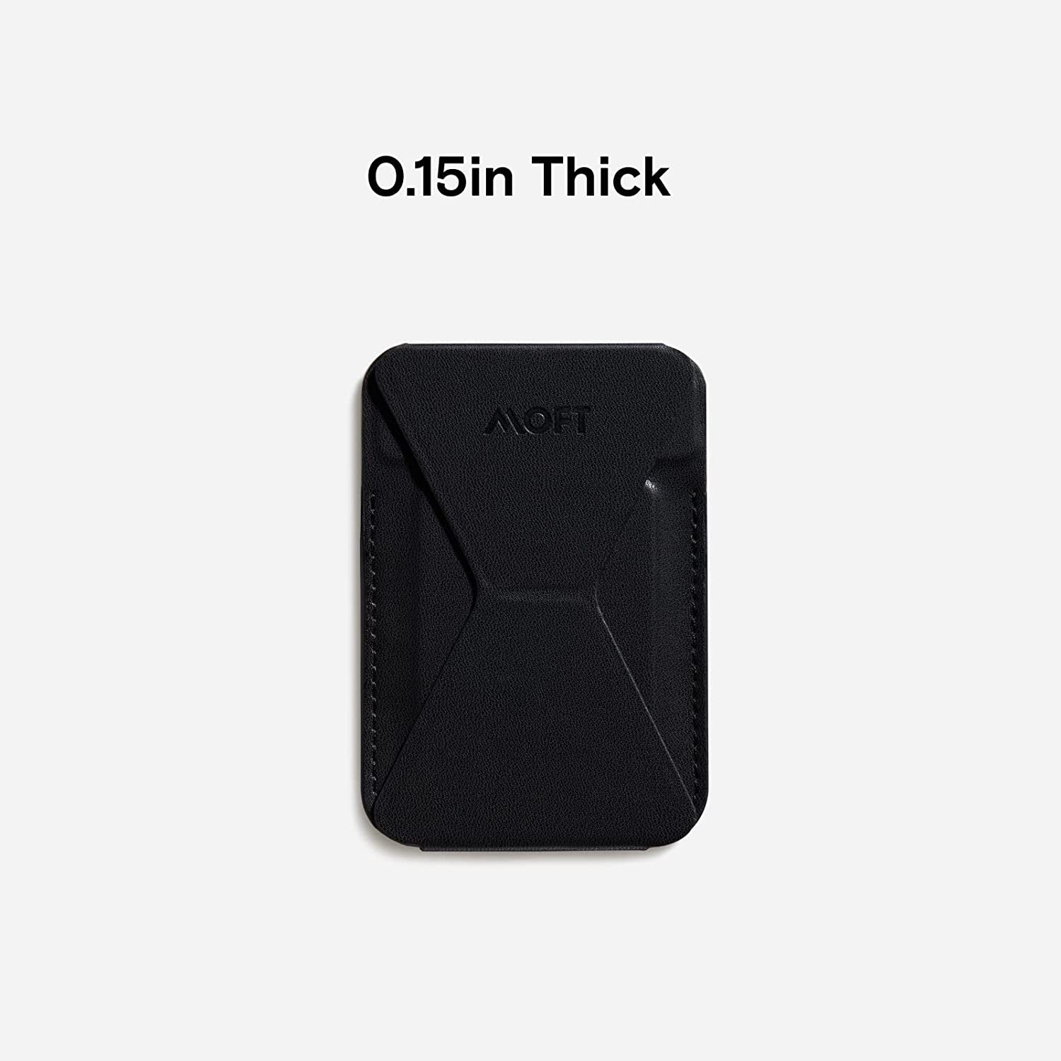 MOFT Magsafe Wallet Stand for Iphone 14/13/12 Series Magsafe Compatible Phone Stand with 3 Viewing Angles (Night Black)  MOFT   