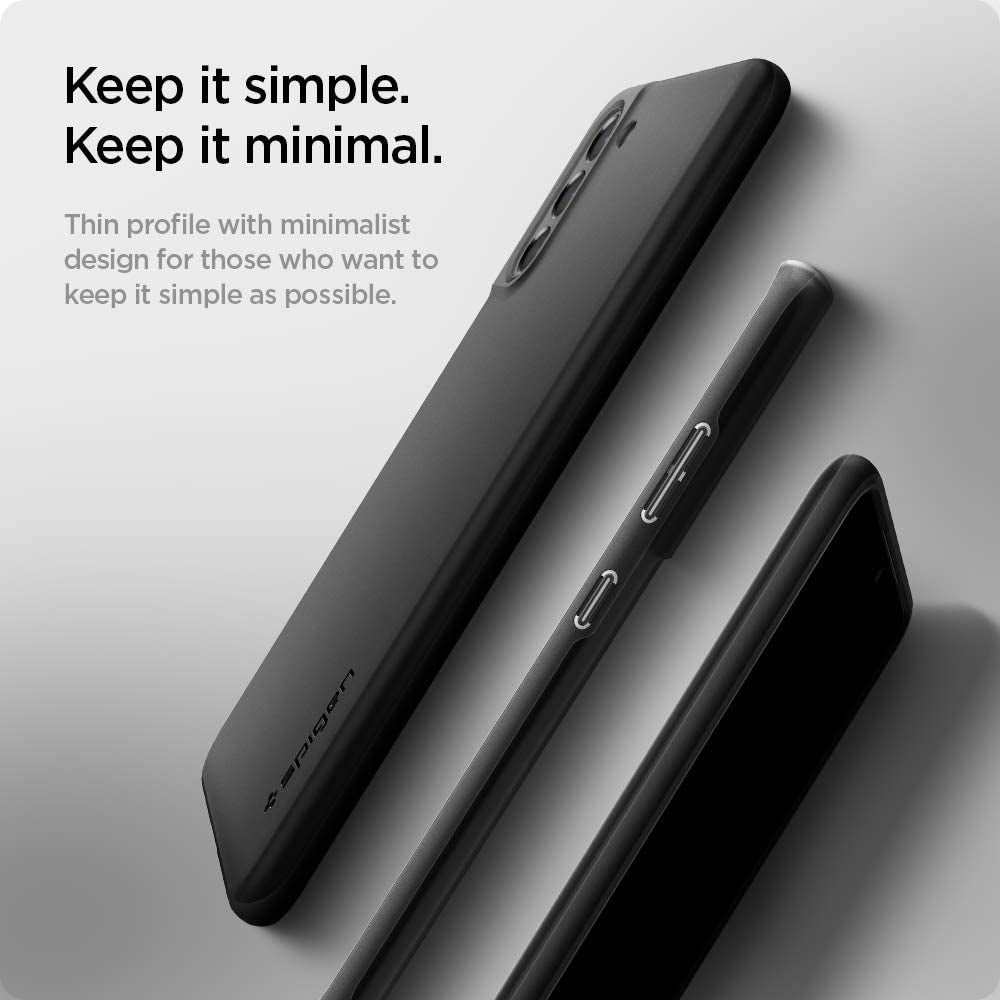 Spigen Thin Fit Designed for Galaxy S21 Case (2021) - Black  Spigen   