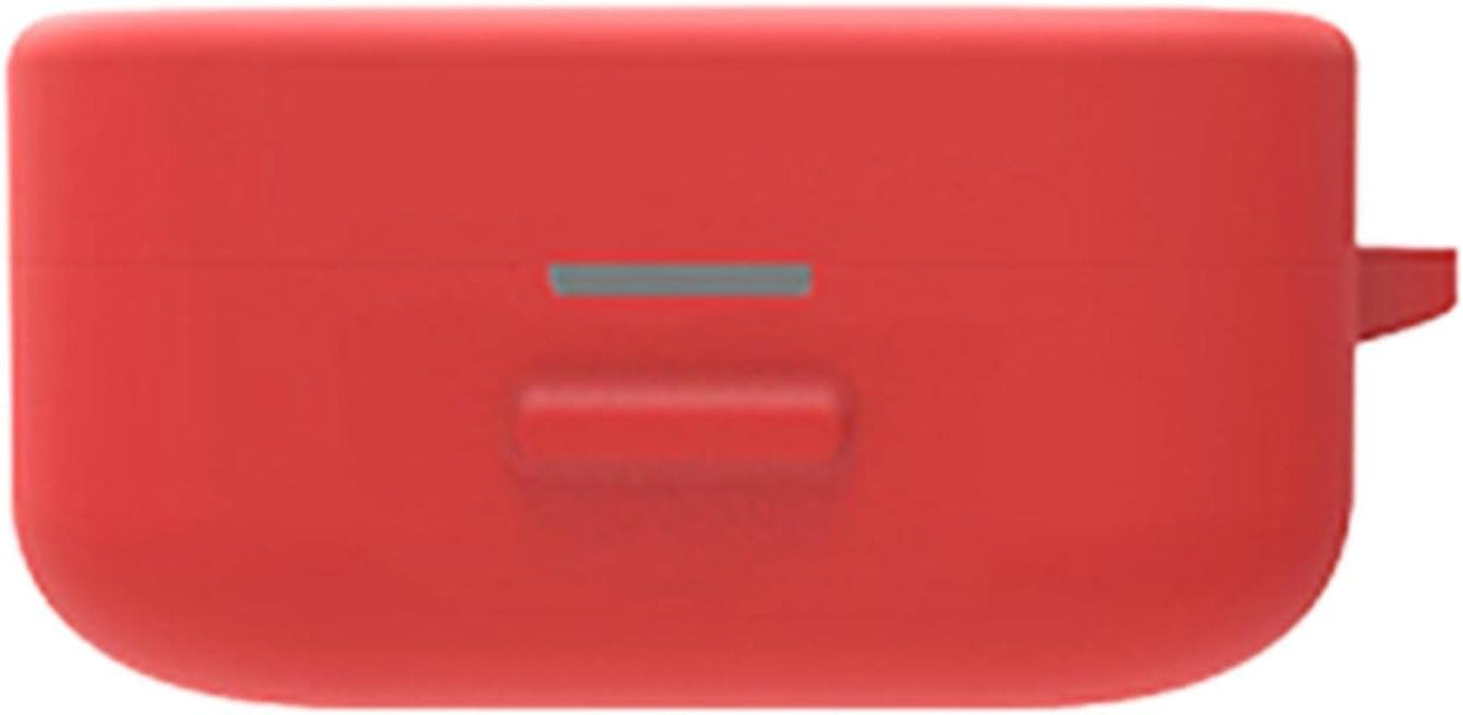 Aeihevo Silicone Case Cover for Sony Linkbuds WF-L900 | Scratch Shock Resistant Liquid Protective Sleeve Skin Cover | Soft Liquid Silicone Cover with Keychain for Wireless Earbuds  Aeihevo Red  