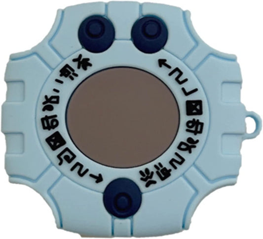 Compatible with Samsung Galaxy Buds2 Pro(2022)/Buds Live(2020)/Buds Pro(2021)/Buds 2 (2021) Charging Box,Cute Cartoon Digimon Monster Digivice Silicone Earphone Case with Hook  AOLABOKY   