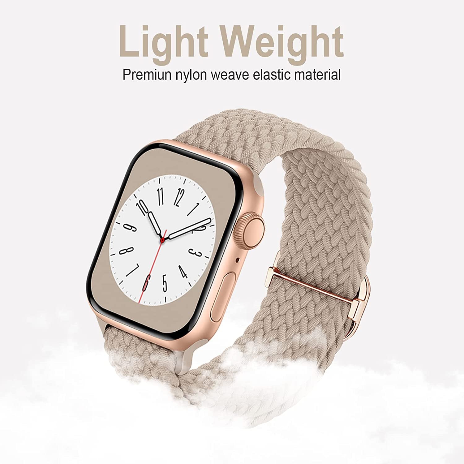 3 Pack Braided Solo Loop Compatible with Apple Watch Band 38Mm 40Mm 41Mm 42Mm 44Mm 45Mm 49Mm for Women Men, Stretchy Straps Elastic Sport Wristbands for Iwatch Series 8 7 6 5 4 3 2 1 SE Ultra  Butifacion   