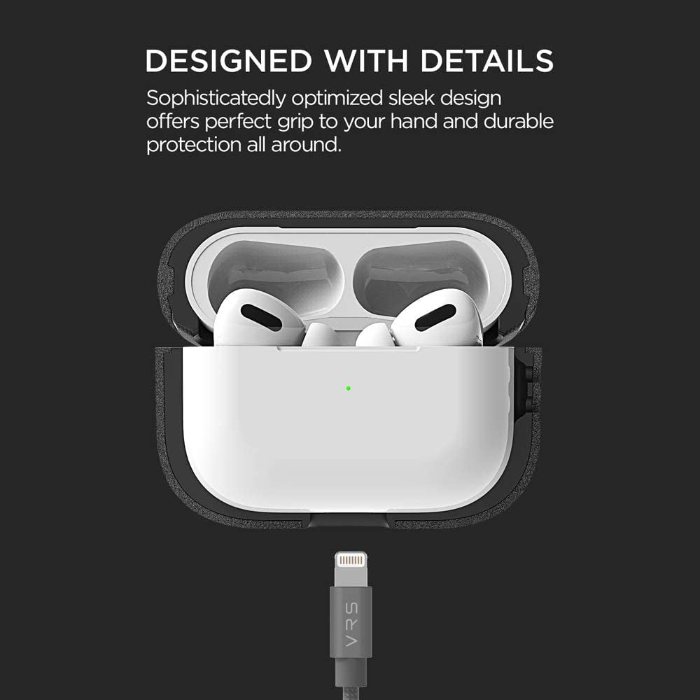 VRS Design Modern for Apple Airpods Pro Case (2019) Sand Stone [US Patent Registered]  VRS DESIGN   