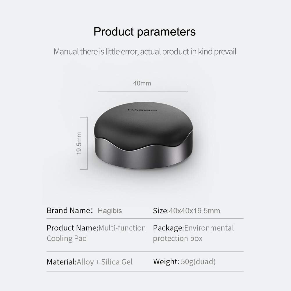 Laptop Cooling Pad, Hagibis Ergonomic Laptop Stand Small Invisible Cooler Ball Portable Magnetic Foot Heat for Macbook Pro Computer  Shanghai Xinxie Industrial Co., Ltd.   