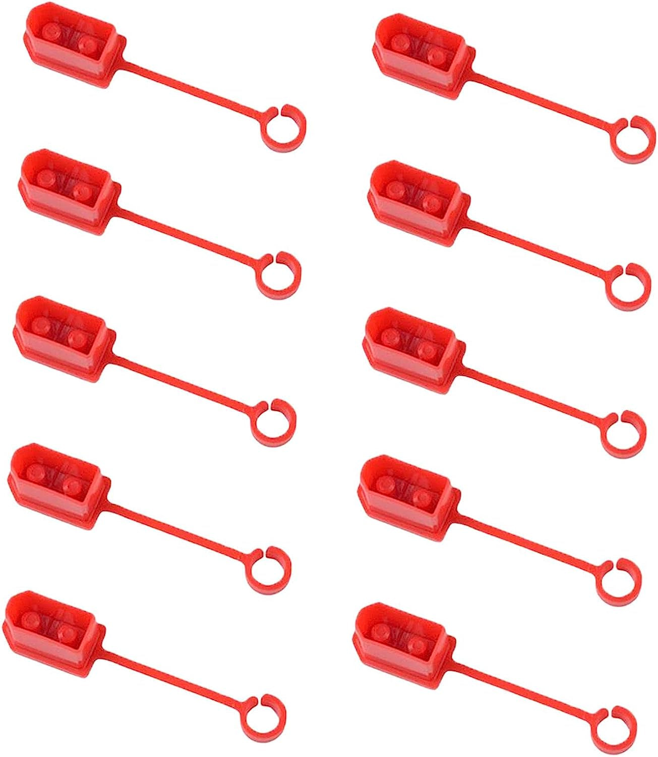 Yiju XT60 Male Female Plug Dust Protector Plug Protective Cover for Lipo Battery , Red  YIJU   