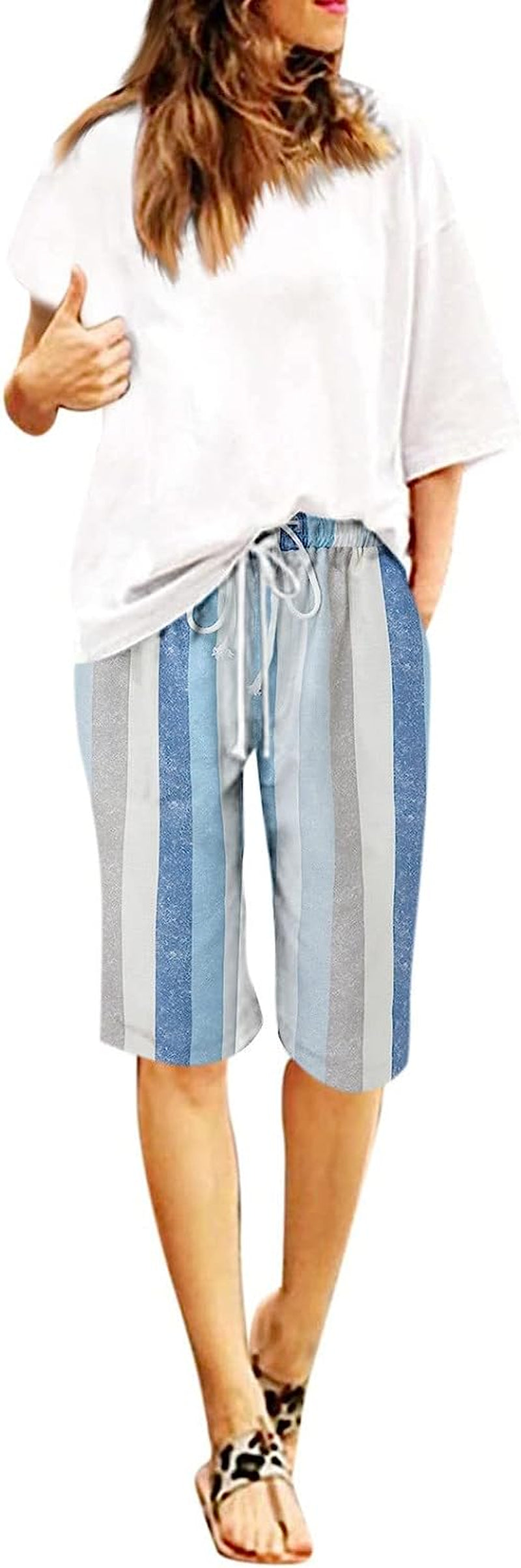 HSSDH Shorts for Women Beach, Women'S Casual Shorts Quick Dry Lightweight Summer Travel Beach Shorts for Women  HSSDH   