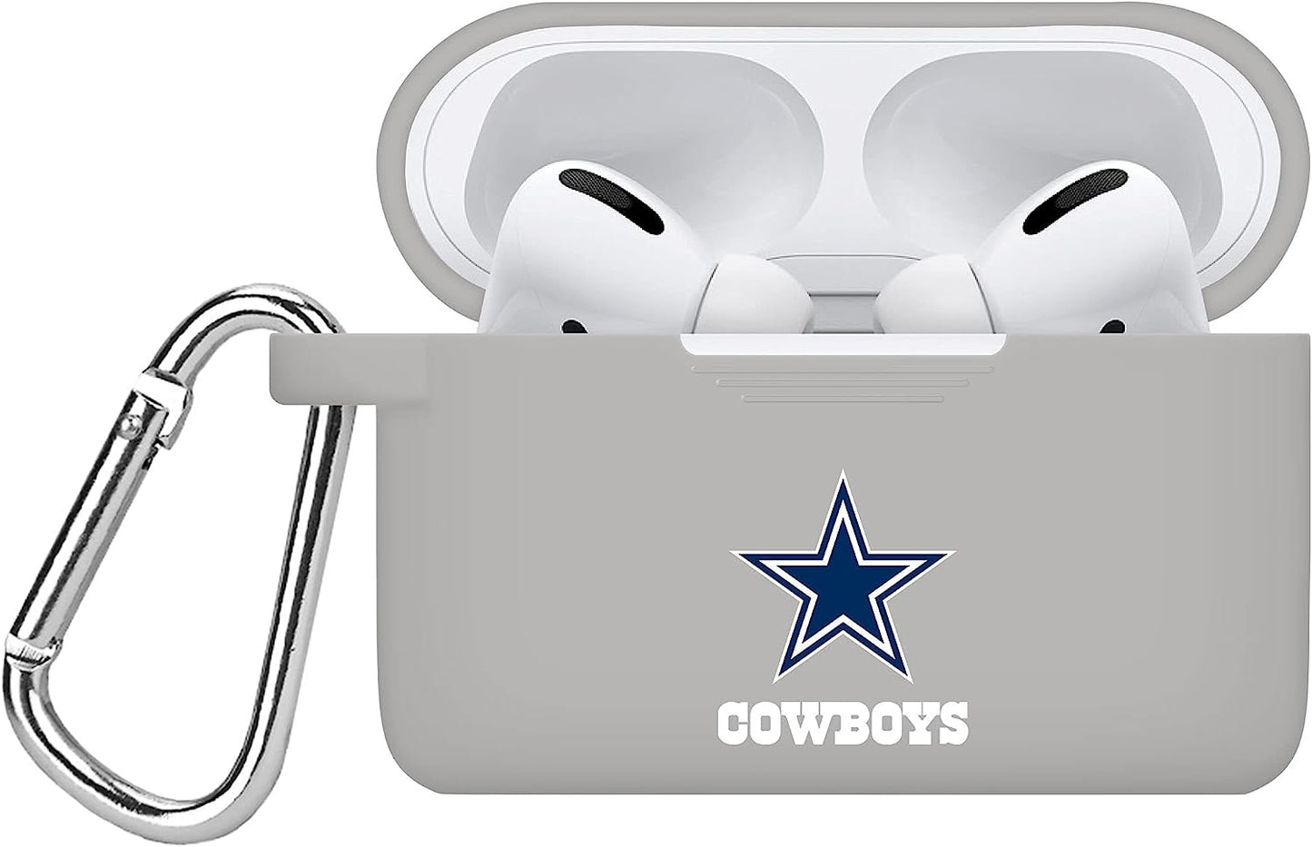 GAME TIME Tampa Bay Buccaneers Silicone Case Cover Compatible with Apple Airpods Pro Battery Case (Black)  Game Time Dallas Cowboys - Gray  