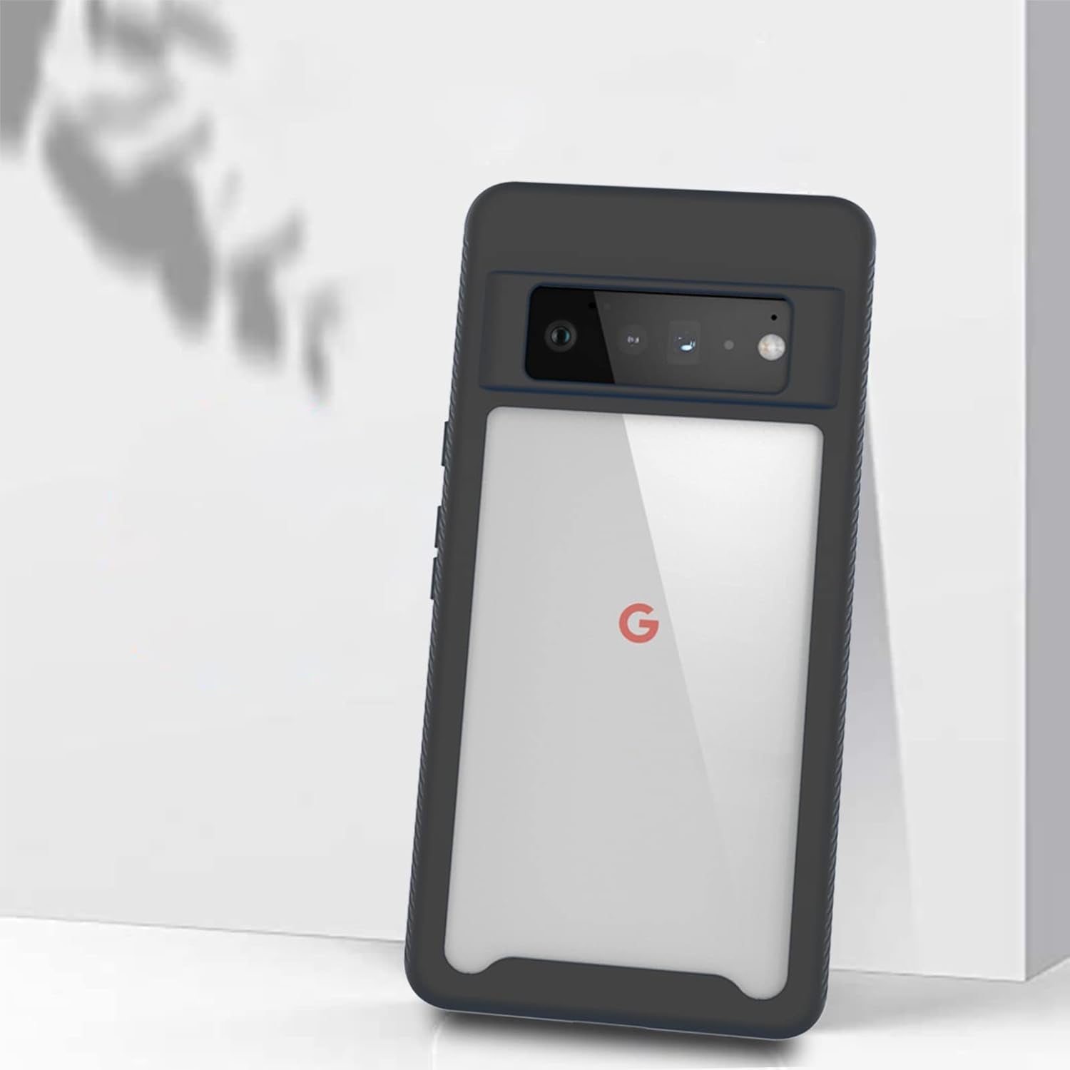 Ailiber Compatible with Google Pixel 6 Pro Case, Pixel 6 Pro Crystal Clear Rugged Bumper Case[Not Fit Pixel 6], Full Body Shockproof Protective, Dual-Layer TPU Anti-Scratch Cover for Pixel 6 Pro-Black  Ailiber   