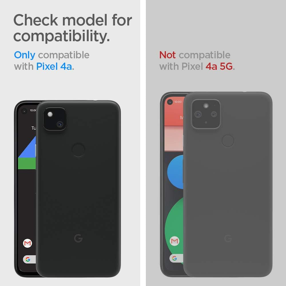 Spigen Rugged Armor Designed for Google Pixel 4A Case (2020) [NOT Compatible with Pixel 4A 5G] - Matte Black  Spigen   