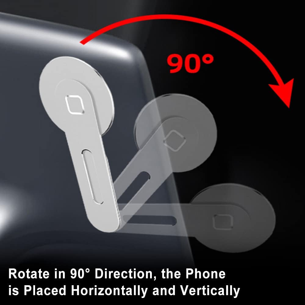 Rimoody Magnetic Phone Holder for Laptop, Car Phone Holder Mount for Tesla Model 3 Y, Laptop Phone Holder Computer Phone Holder Monitor Phone Mount - Silver  Rimoody   