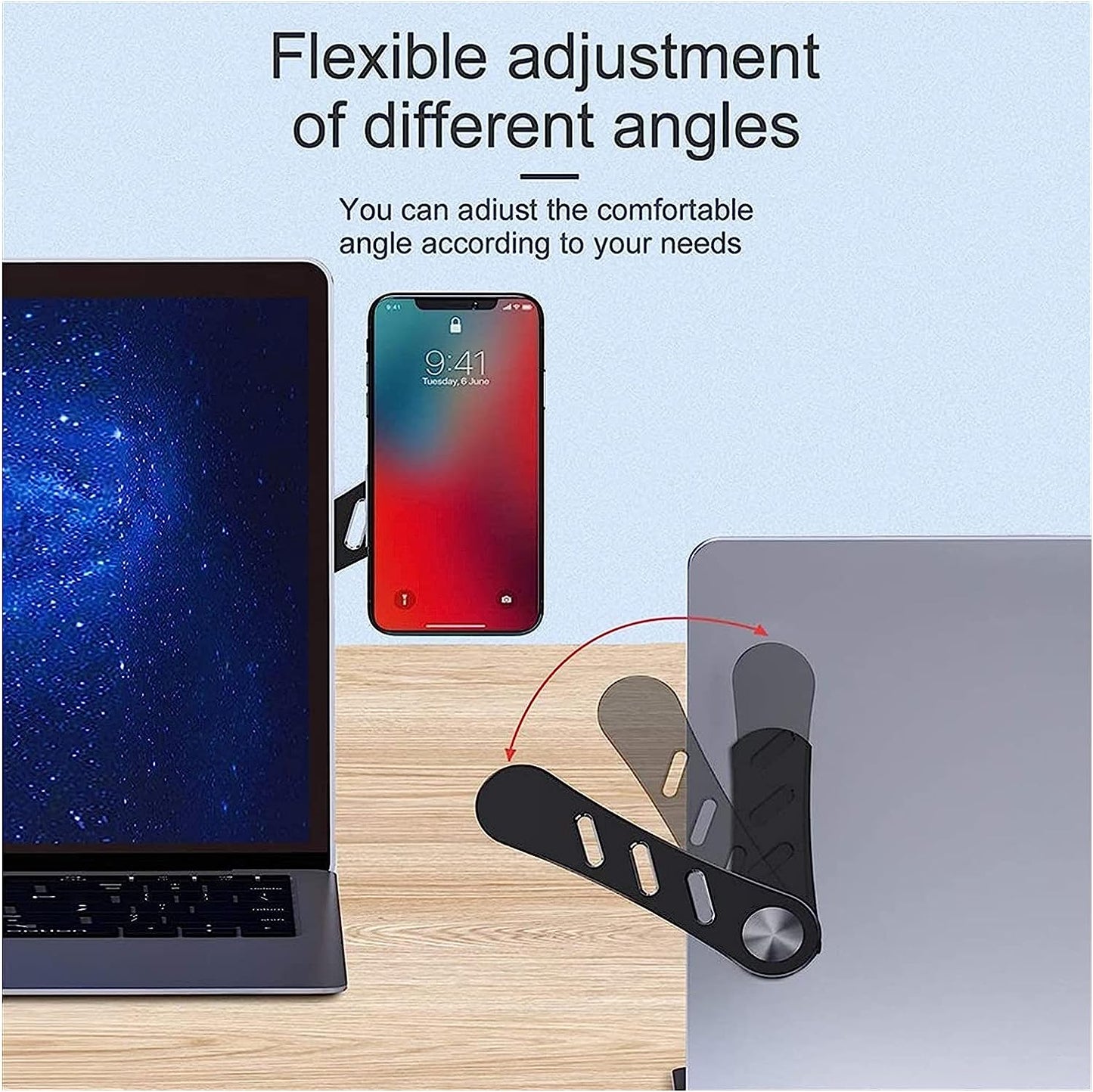 PEPDRO Monitor Magnetic Holder, Laptop Cellphone Mount, Collapsible Metal Base, Adapt to Magnetic Aluminum Bracket Laptop Side Mount External Cooling Fans (Color : Silver)  PEPDRO   