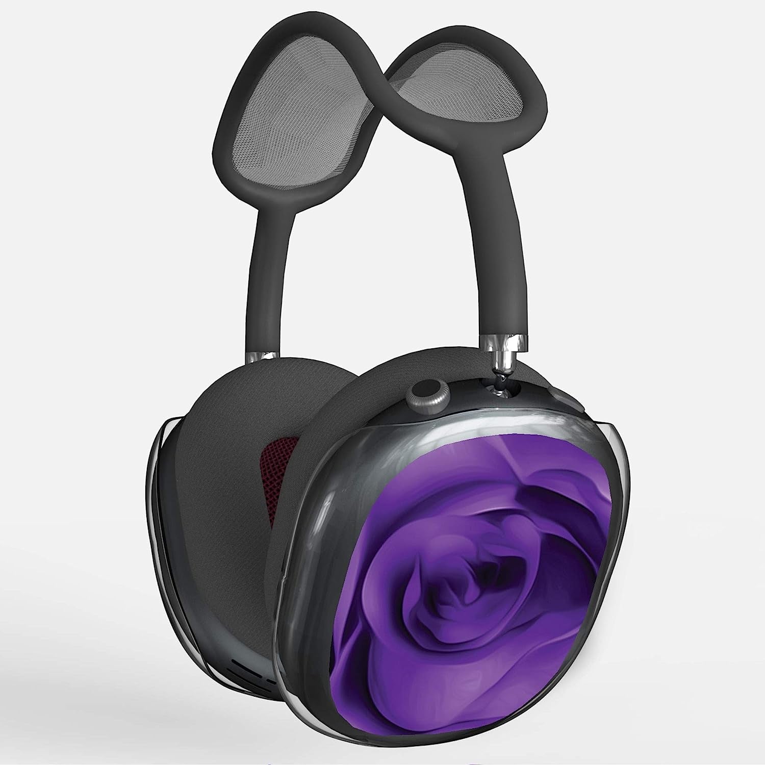 Pimpcase Compatible with Airpods Max Case Cover Headphone Sunflowers  PimpCase Purple Rose  