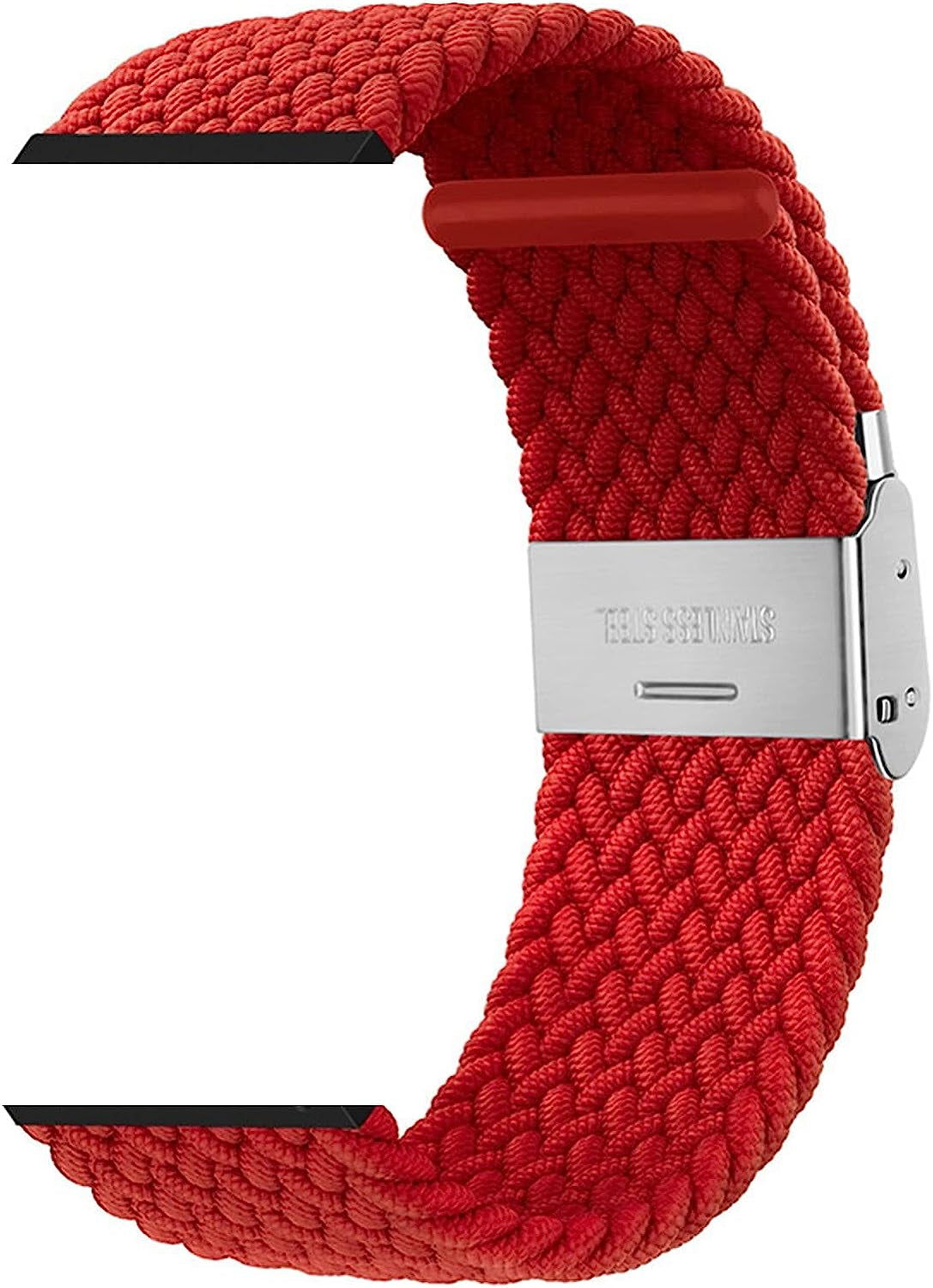 GQMYOK Braided Nylon Watchbands for Garmin Quickfit Watch Band 22Mm  GQMYOK Red Quickfit 22mm 