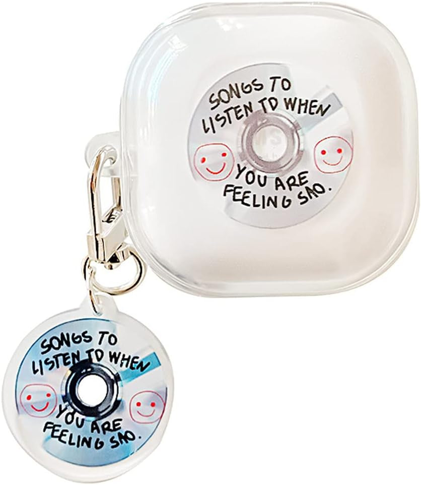 AOLABOKY Cut Cartoon Earphone Case for Samsung Galaxy Buds Live/Buds2 TPU Headphone Shockproof Cover for Galaxy Buds Pro Accessories Gifts for Boys and Girls (Galaxy Buds Live B)  AOLABOKY   