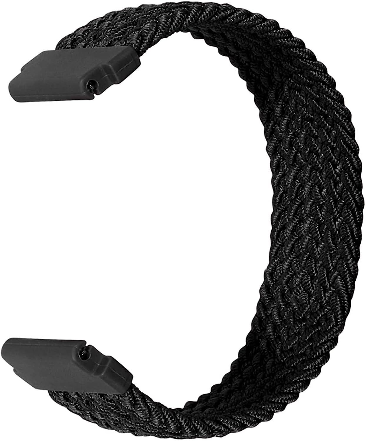 ZLAST Watch Band for Samsung Galaxy Watch 3 41/45/46/42Mm Active 2 Braided Solo Loop Fabric Bracelet for Huawei Watch Gt 2 Strap 20/22Mm  ZLAST Black 22mm Universal-M 
