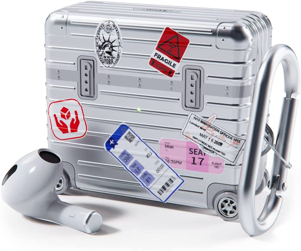 Miak Airpods 3 Case Cover, Protective Cover with Keychain ONLY for Apple Airpods 3Rd Generation, Supports Wireless Charging, Black  miak   