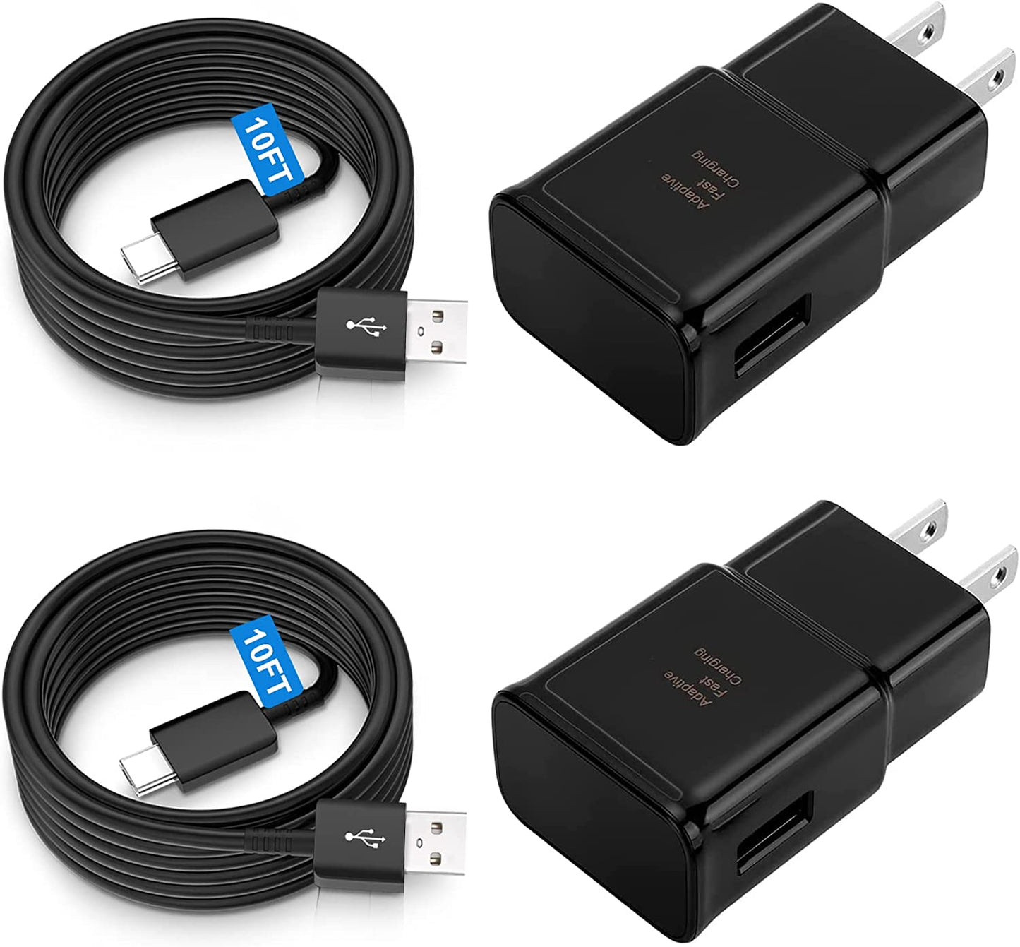 Phone Charger Android,Samsung Charger Type C Fast Charging Block with 10Ft USB Type C Cable for Samsung Galaxy S10/S9/S8/S22/S22 Ultra/S22+/S21/S21Ultra/S21+/S20/S20+/S20 Ultra/Note 8 9 10 20/S20 FE  ShenZhen ZhongHui electronic Co Ltd   