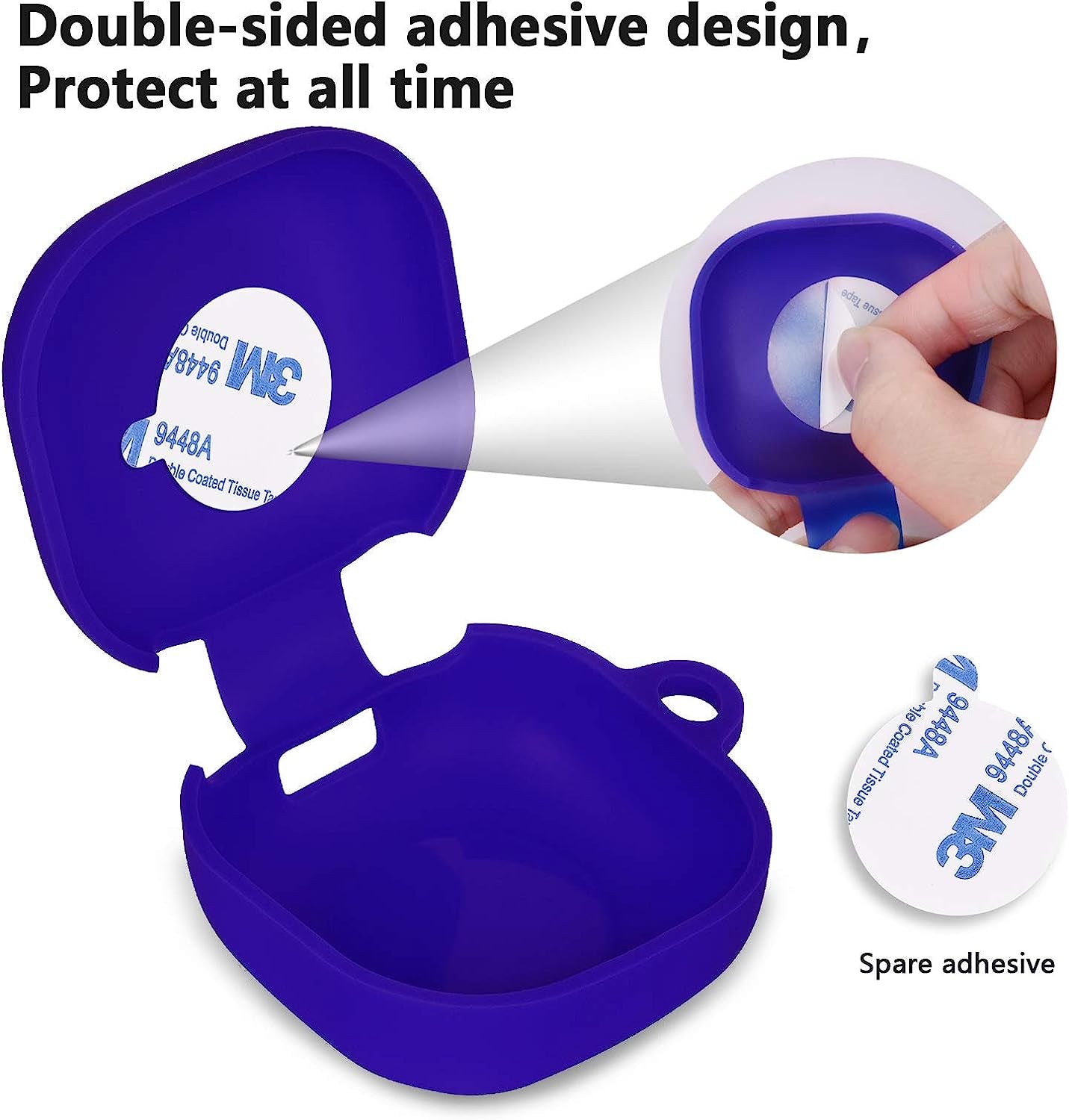 AIRSPO Silicone Case Compatible with Samsung Galaxy Buds 2 Pro/Galaxy Buds 2/ Galaxy Buds Pro/Galaxy Buds Live Case (Cobalt Blue)  AIRSPO   