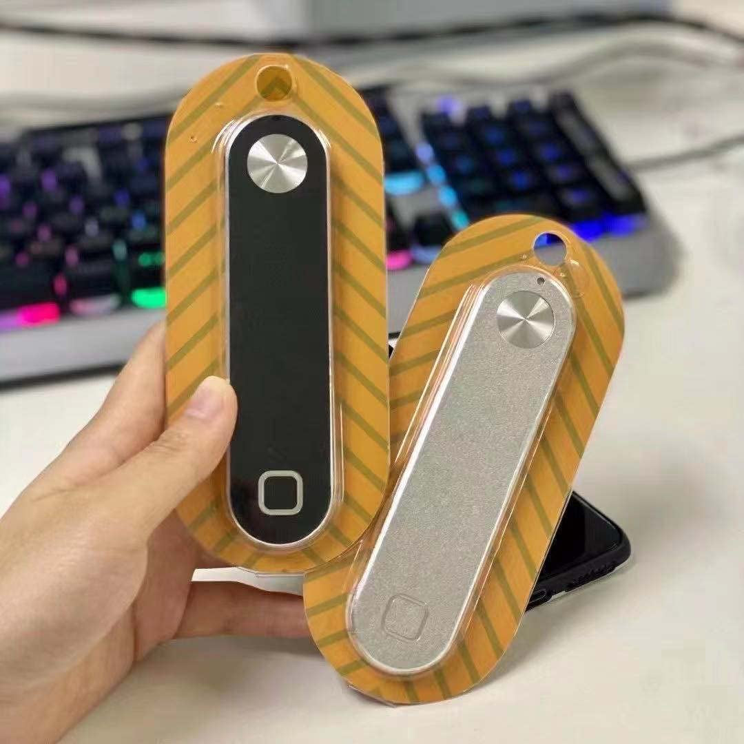 SALEX Laptop Phone Holder. Blue Magnetic Mobile Phone Adjustable Notebook Bracket with Side Mount Clip. Slim Foldable Office Computer Monitor Smartphone Stand. Swivel Magnet Universal Screen Cradle.  SALEX   